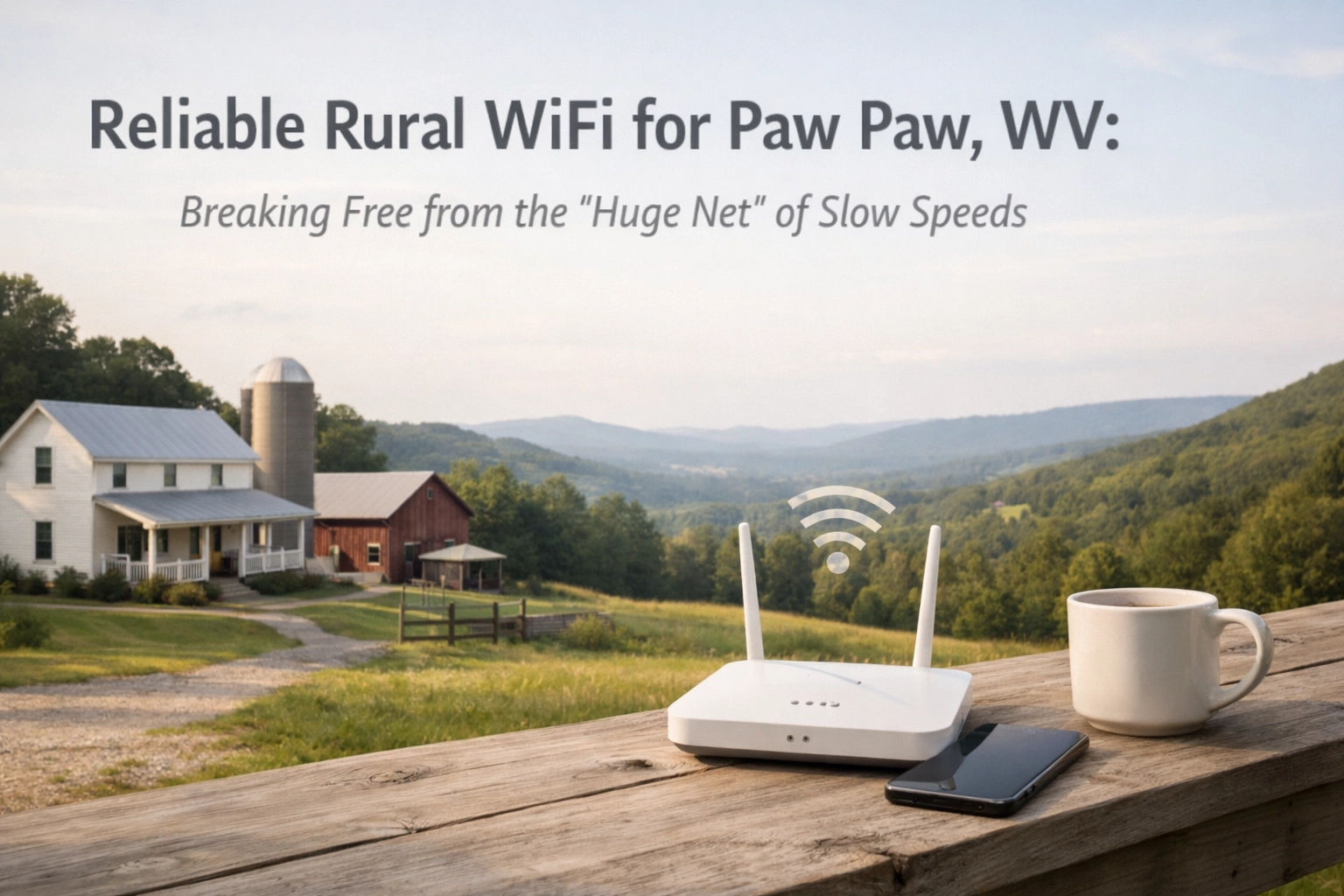 Reliable Rural WiFi for Paw Paw, WV: Breaking Free from the “Huge Net” of Slow Speeds