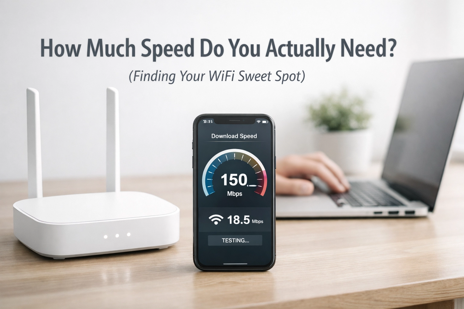 How Much Speed Do You Actually Need? (Finding Your WiFi Sweet Spot)
