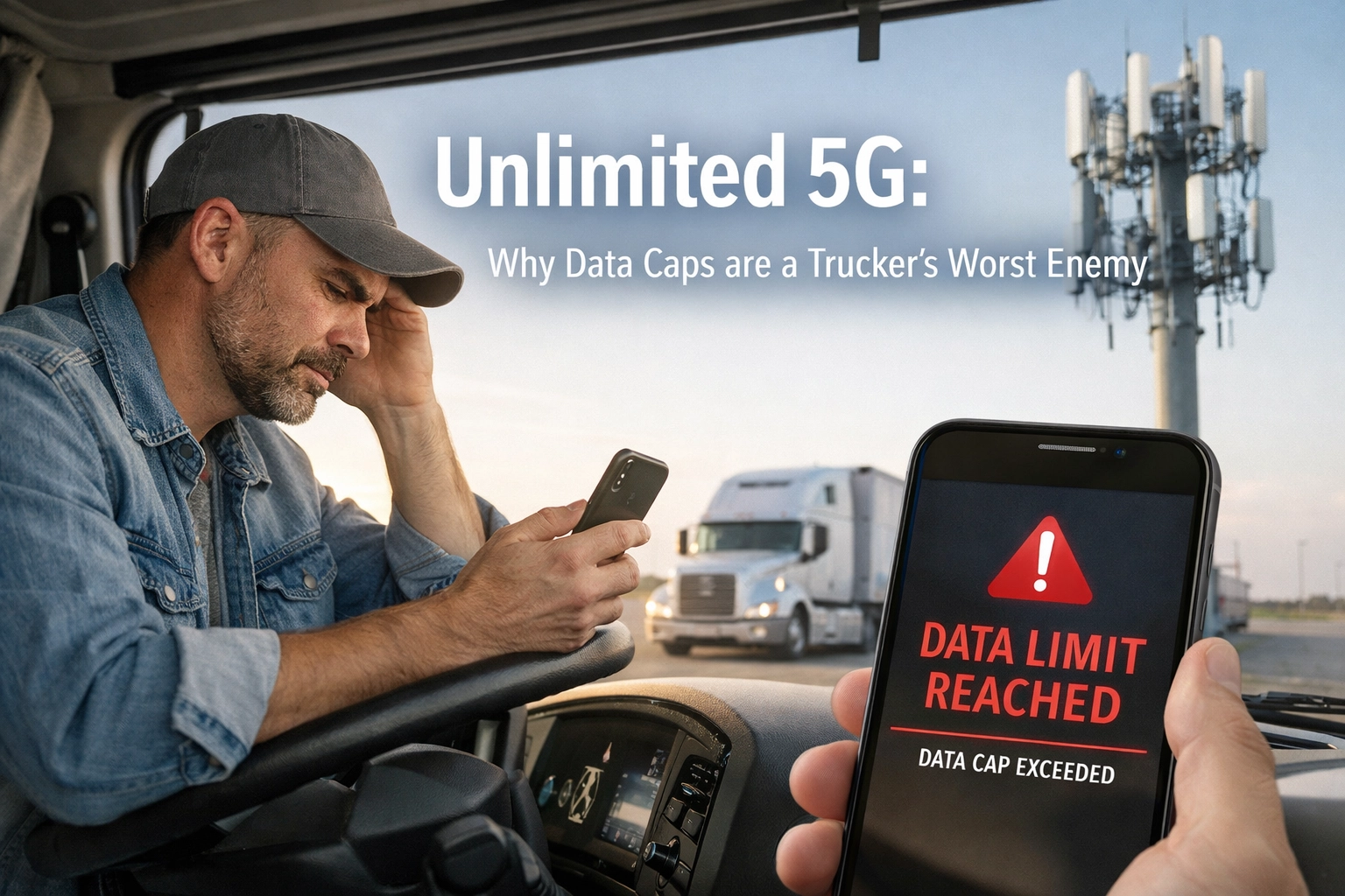 Unlimited 5G: Why Data Caps are a Trucker’s Worst Enemy