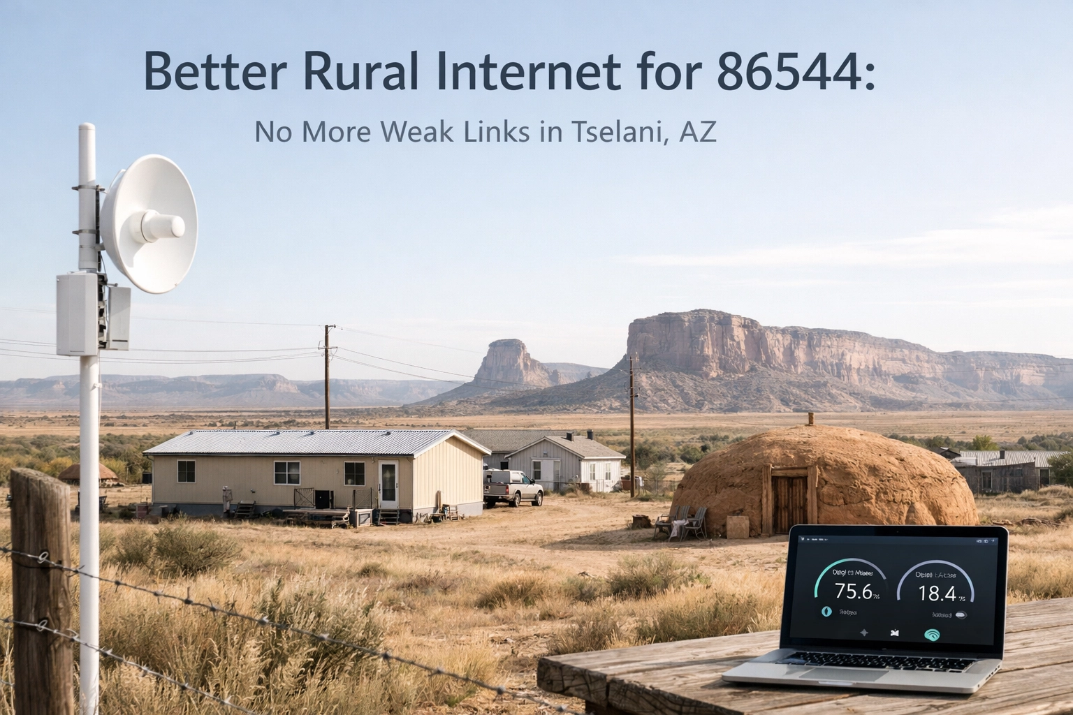 Better Rural Internet for 86544: No More Weak Links in Tselani, AZ