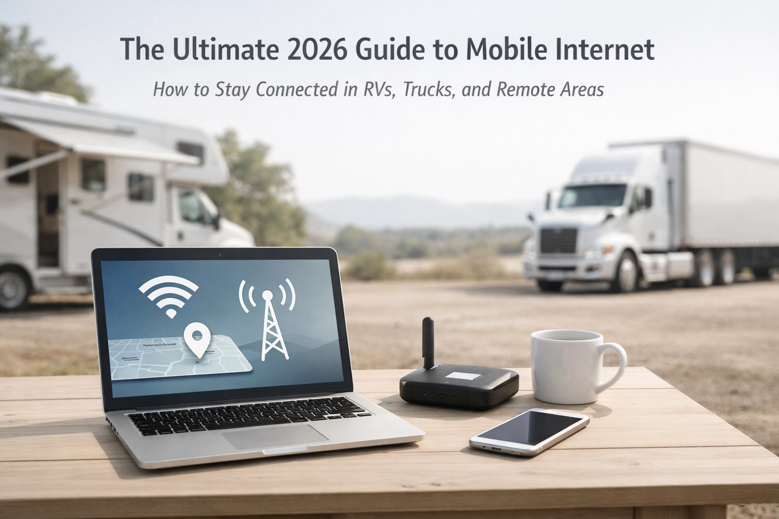 The Ultimate 2026 Guide to Mobile Internet: How to Stay Connected in RVs, Trucks, and Remote Areas