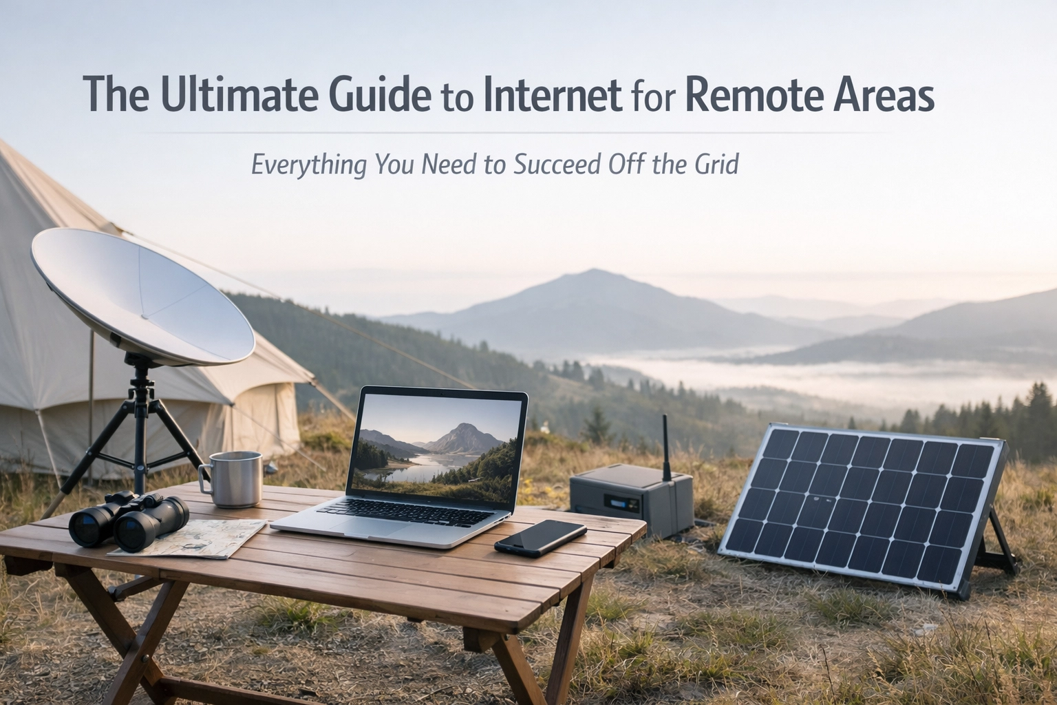 The Ultimate Guide to Internet for Remote Areas: Everything You Need to Succeed Off the Grid