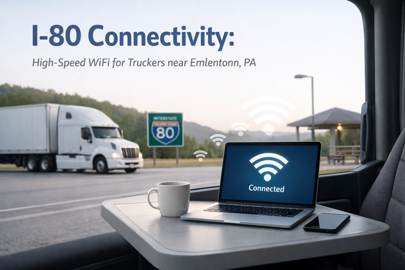 I-80 Connectivity: High-Speed WiFi for Truckers near Emlenton, PA