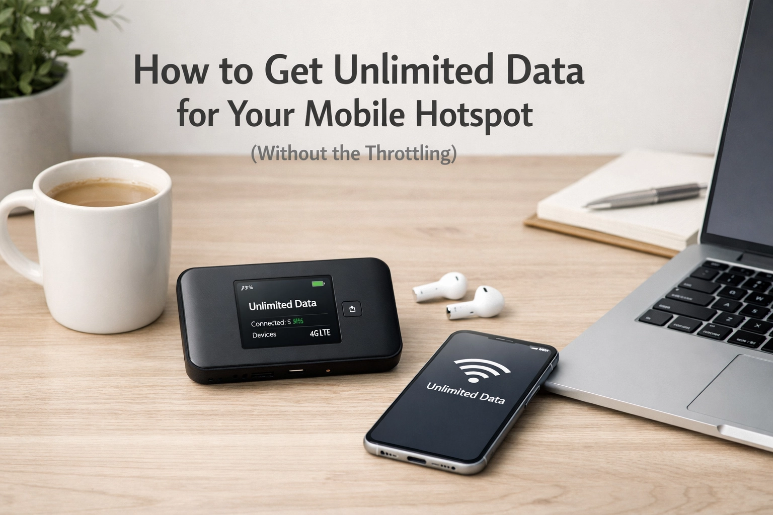 How to Get Unlimited Data for Your Mobile Hotspot (Without the Throttling)