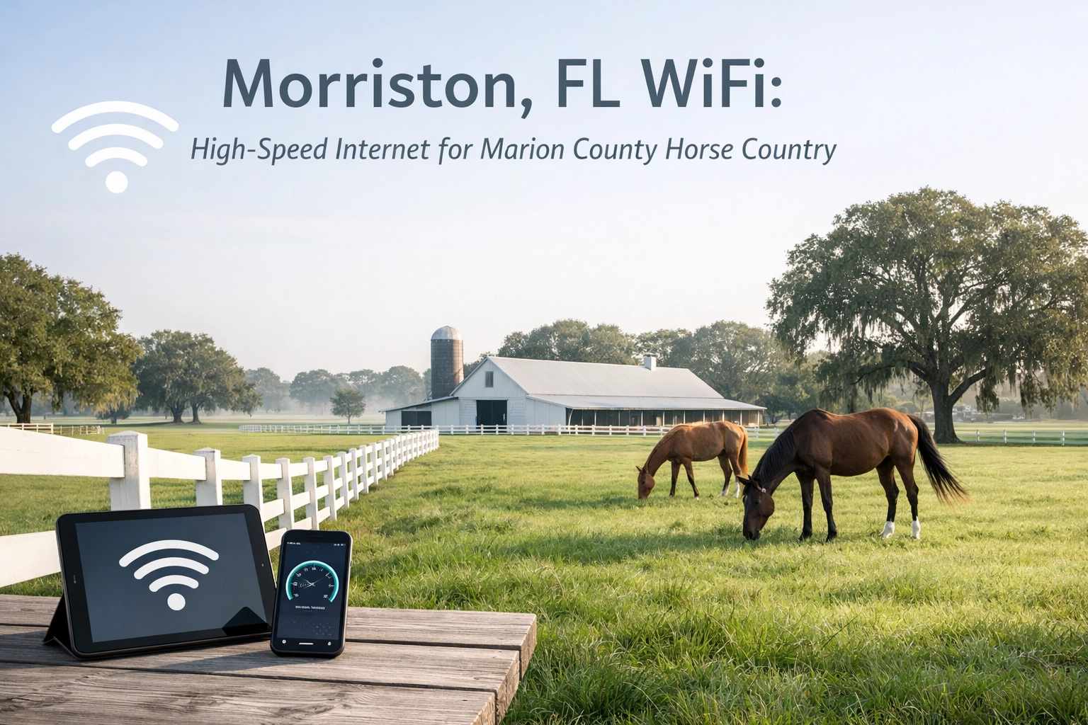 Morriston, FL WiFi: High-Speed Internet for Marion County Horse Country