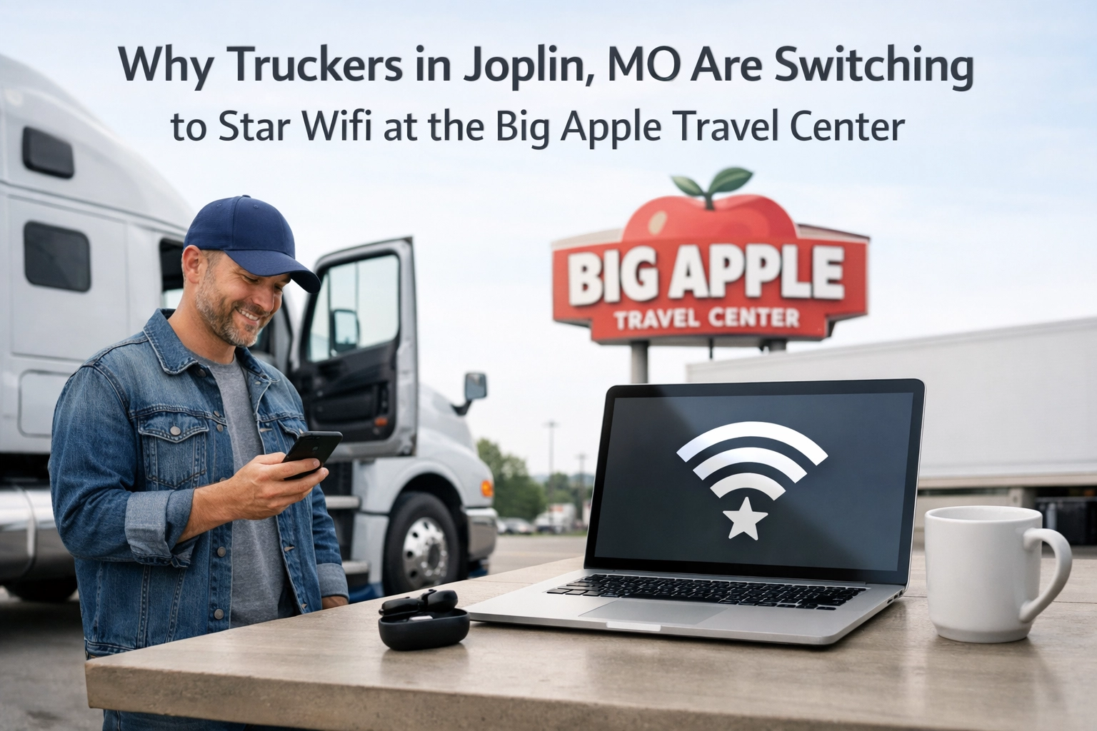 Why Truckers in Joplin, MO are Switching to Star Wifi at the Big Apple Travel Center