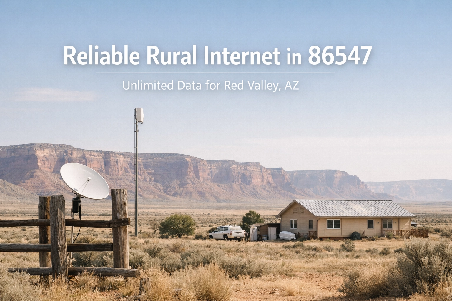 Reliable Rural Internet in 86547: Unlimited Data for Red Valley, AZ